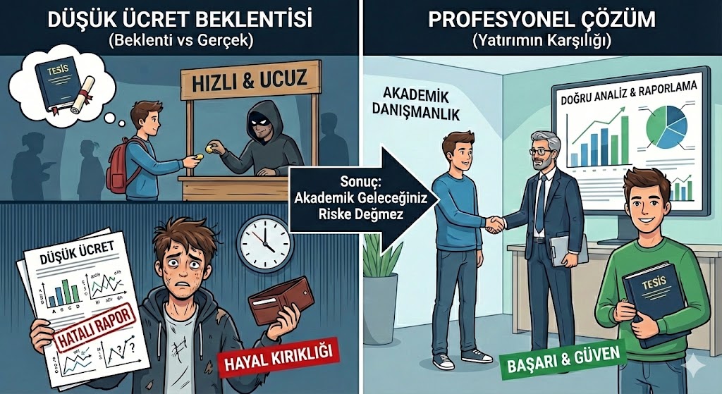 Spss Veri Analizcisi Tez ve Anket Analizleri için ücret ve fiyat